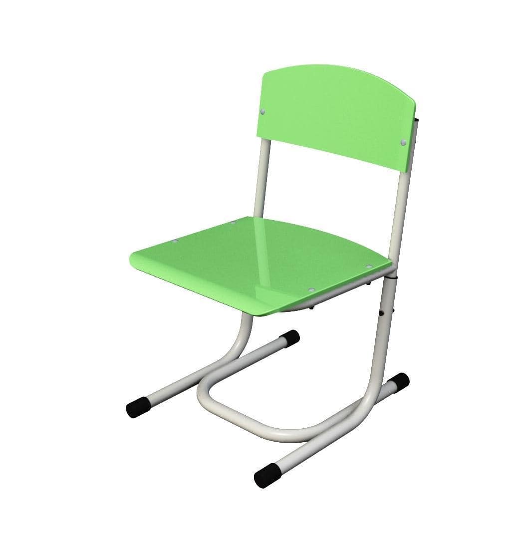 Стілець учнівський РОЗКОМ регульований, посилений з покриттям HPL, розмір 390х445х680-710-760-800 мм, h=340-380-420-460 мм